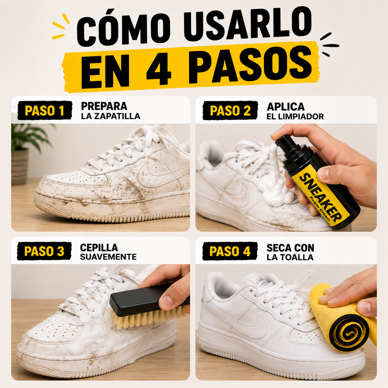 Sneaker Cleaning™ - Kit de Limpieza Profunda de Zapatos